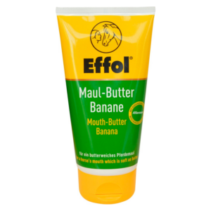 Kuvassa on Effol Mouth-Butter huulivoide hevoselle.