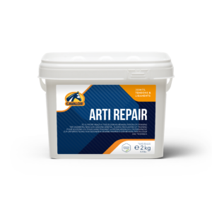 Kuvassa on hevosen lisäravinne pakkaus.